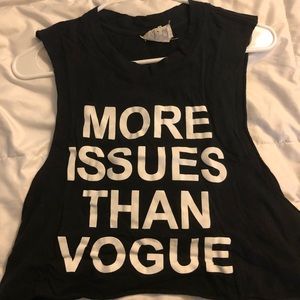 More Issues Than Vogue Tank